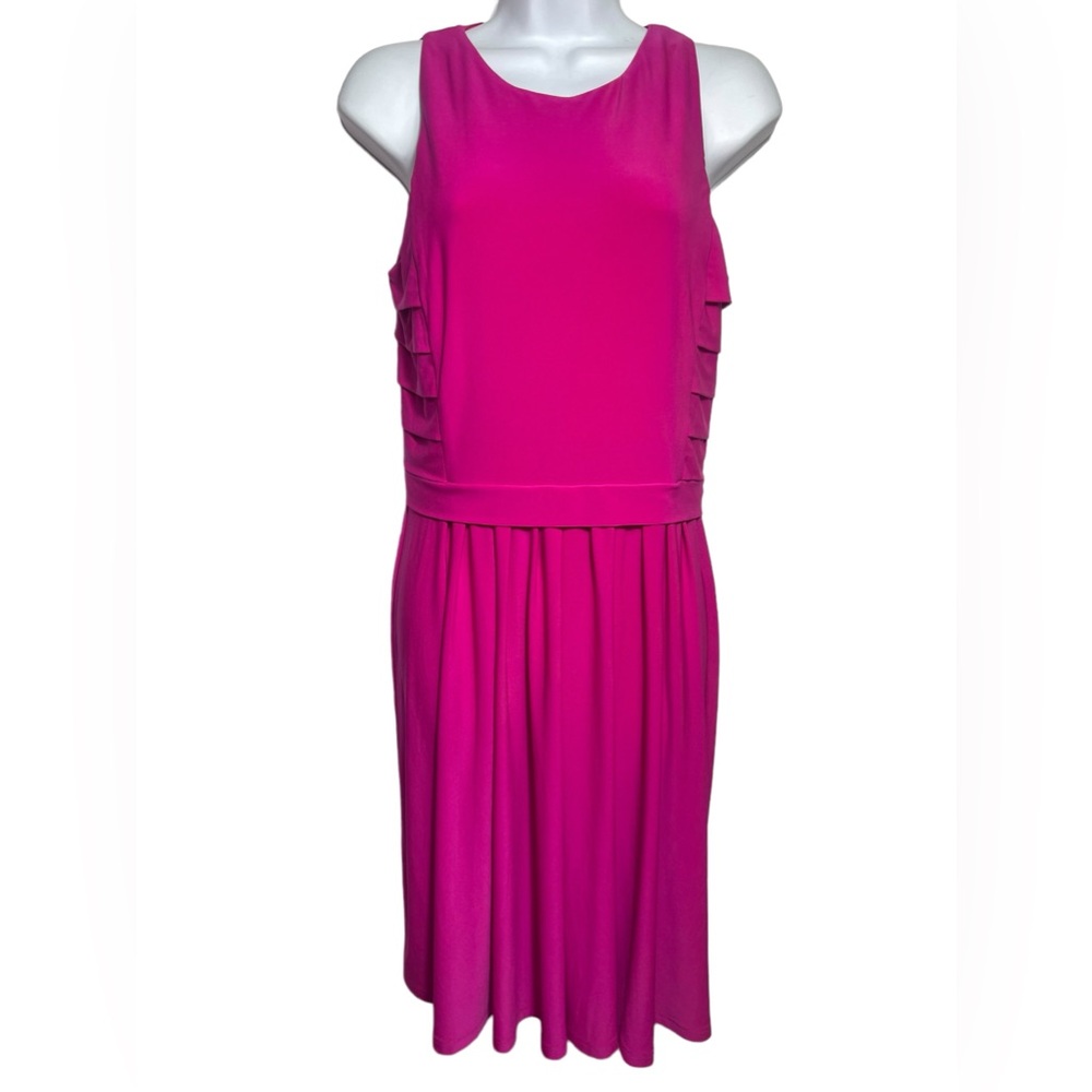 Ralph Lauren dress size‎ 8 bright hot pink sleeveless summer dress 🩷🩷🩷